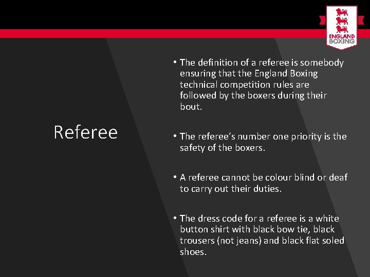 England Boxing Referees Judges Cpd Week 4 The