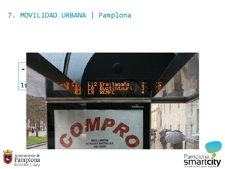 7. MOVILIDAD URBANA | Pamplona - Transporte público Información de tiempo de espera de