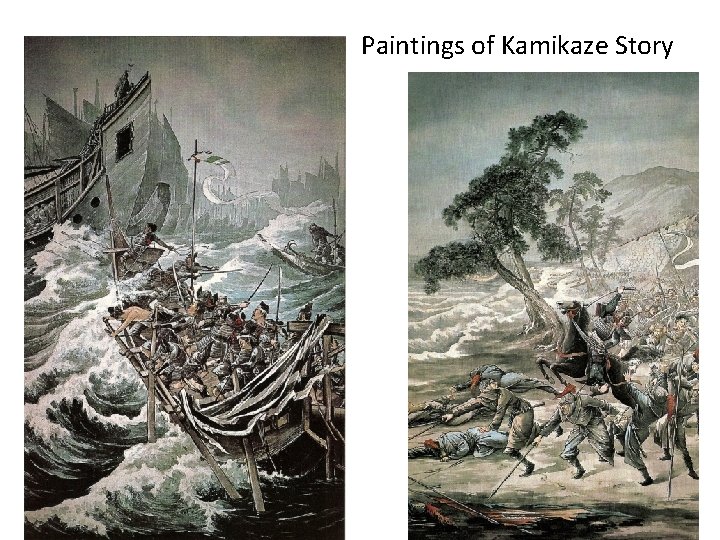 Paintings of Kamikaze Story 
