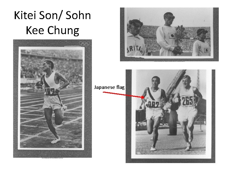 Kitei Son/ Sohn Kee Chung Japanese flag 