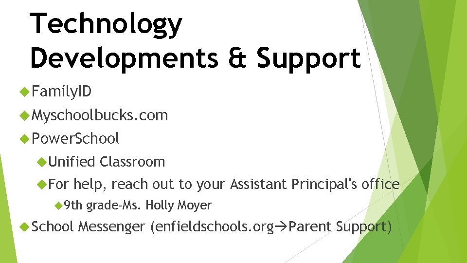 Technology Developments & Support Family. ID Myschoolbucks. com Power. School Unified For Classroom help,