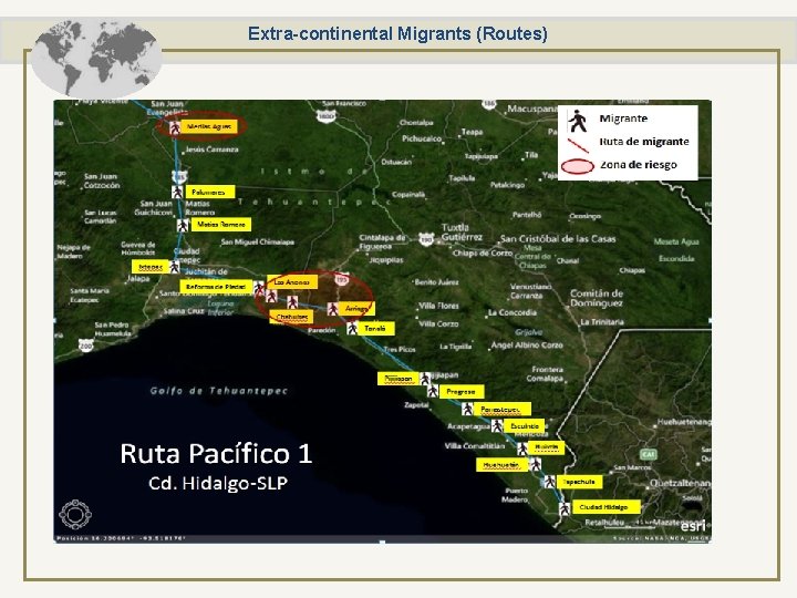 Extra-continental Migrants (Routes) 