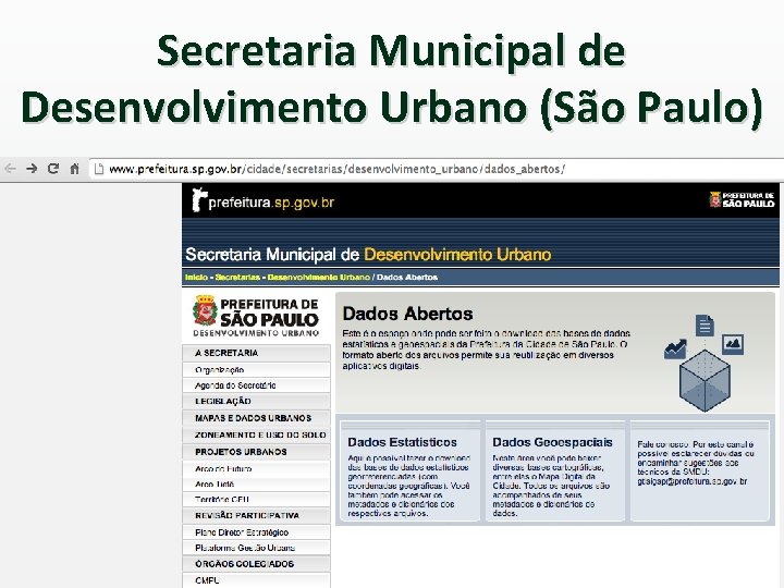 Secretaria Municipal de Desenvolvimento Urbano (São Paulo) 