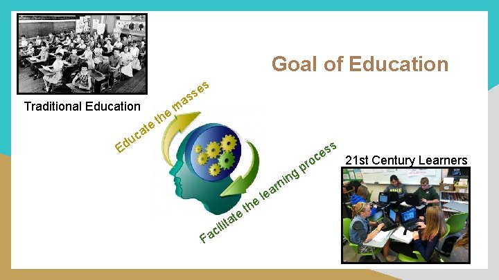 Goal of Education se s a Traditional Education te a uc s m e Goal of Education se s a Traditional Education te a uc s m e