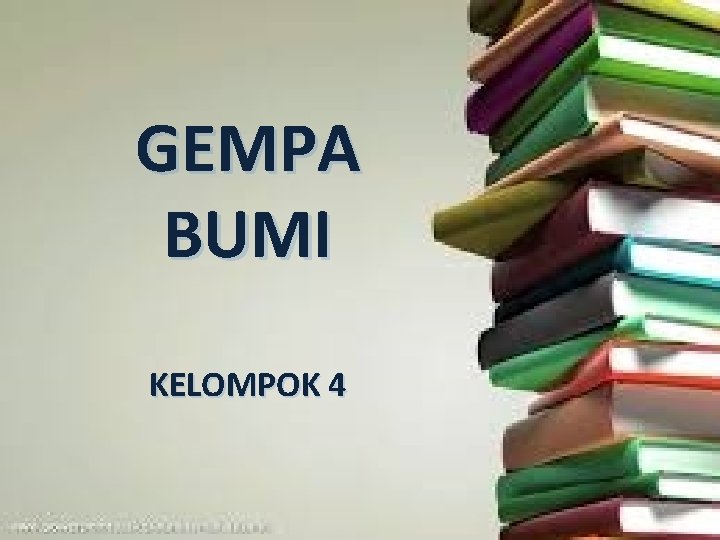 GEMPA BUMI KELOMPOK 4 