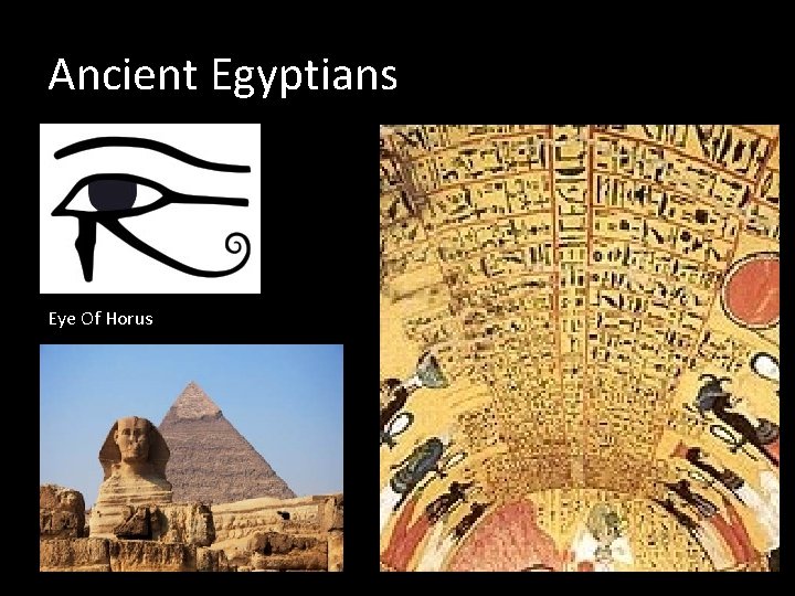 Ancient Egyptians Eye Of Horus 