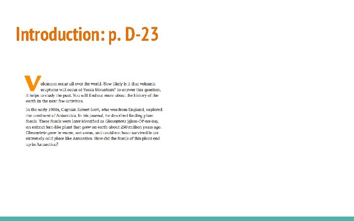 Introduction: p. D-23 