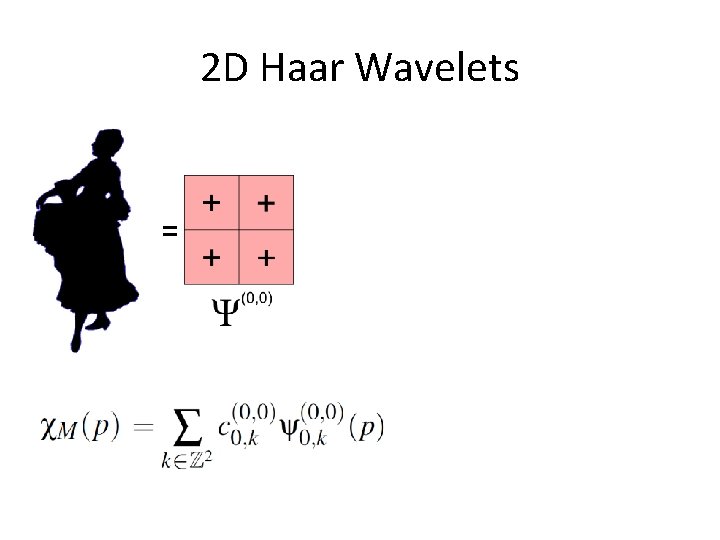 2 D Haar Wavelets = 