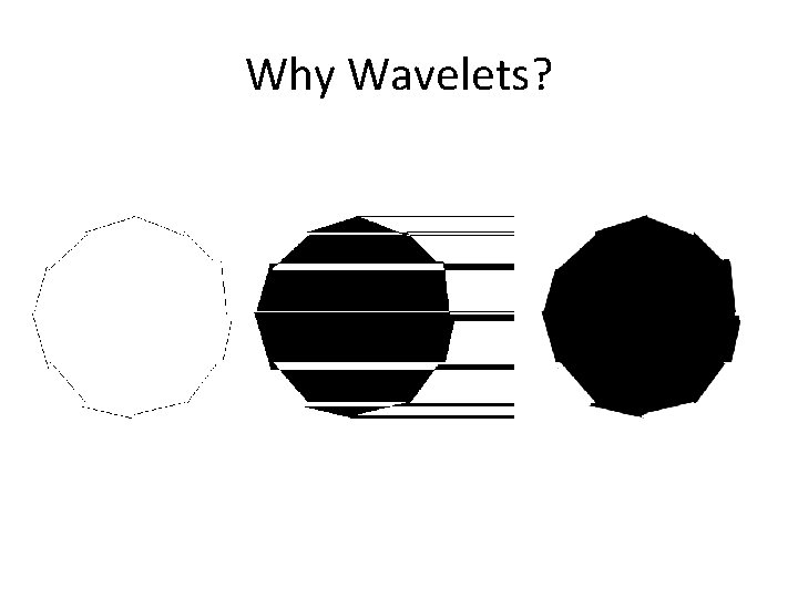 Why Wavelets? 