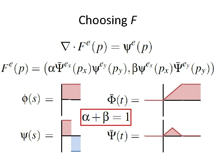 Choosing F 