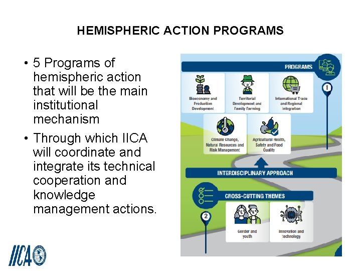 HEMISPHERIC ACTION PROGRAMS • 5 Programs of hemispheric action that will be the main