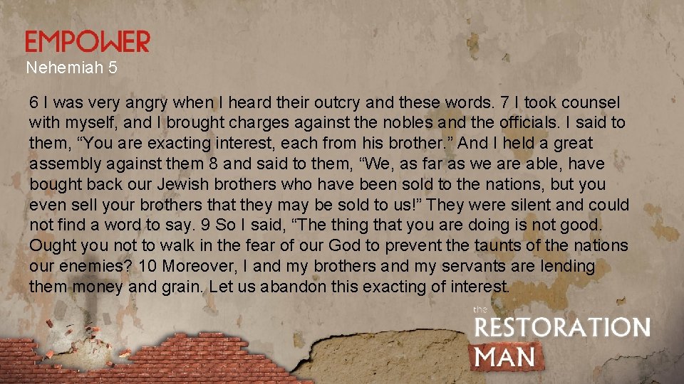 Nehemiah 5 6 I was very angry when I heard their outcry and these Nehemiah 5 6 I was very angry when I heard their outcry and these