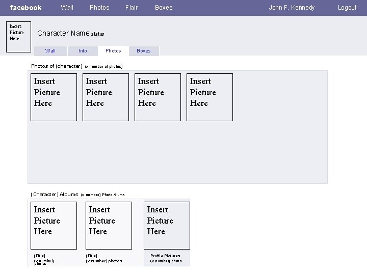 facebook Wall Insert Picture Here Photos Flair Boxes