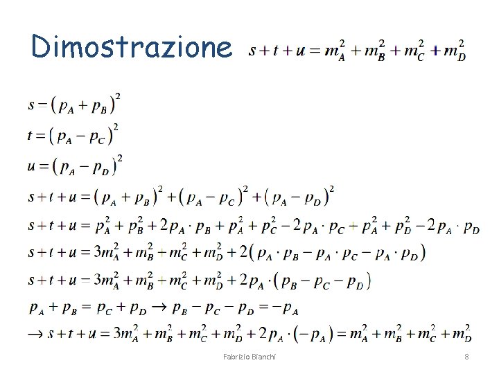 Dimostrazione Fabrizio Bianchi 8 