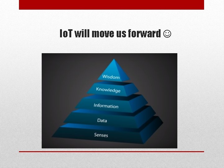 Io. T will move us forward 