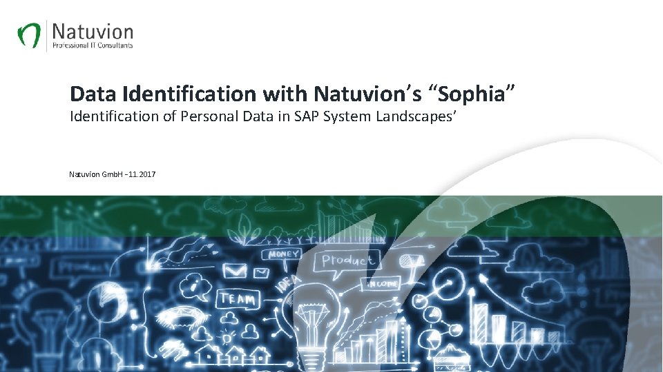 Data Identification with Natuvion’s “Sophia” Identification of Personal Data in SAP System Landscapes’ Natuvion