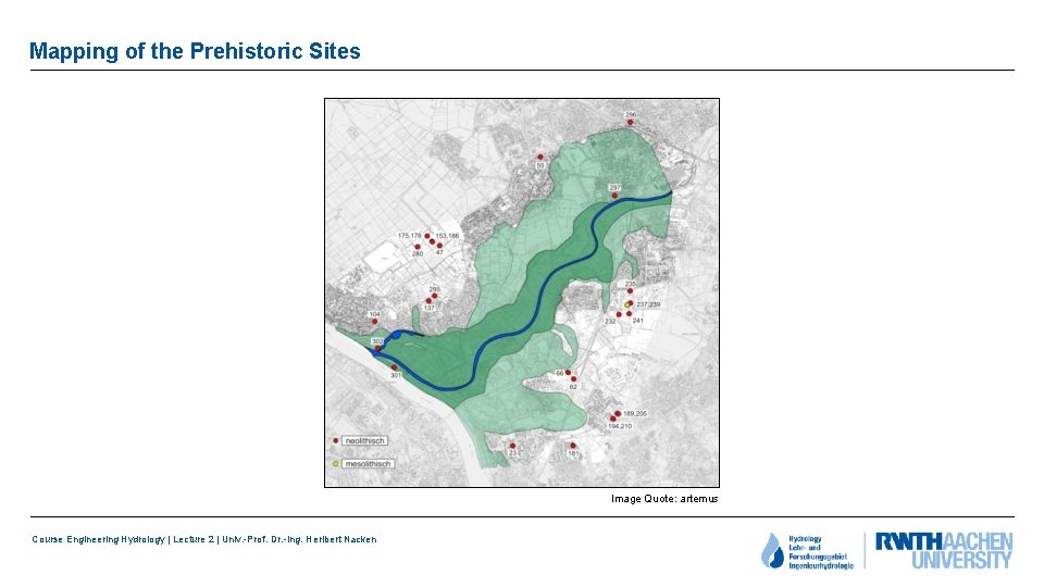 Mapping of the Prehistoric Sites Image Quote: artemus Course Engineering Hydrology | Lecture 2