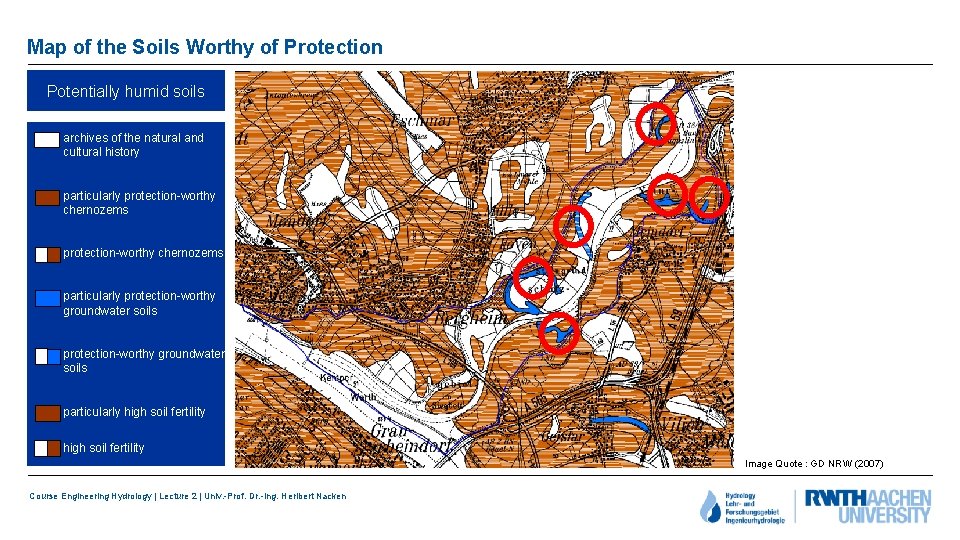 Map of the Soils Worthy of Protection Potentially humid soils archives of the natural