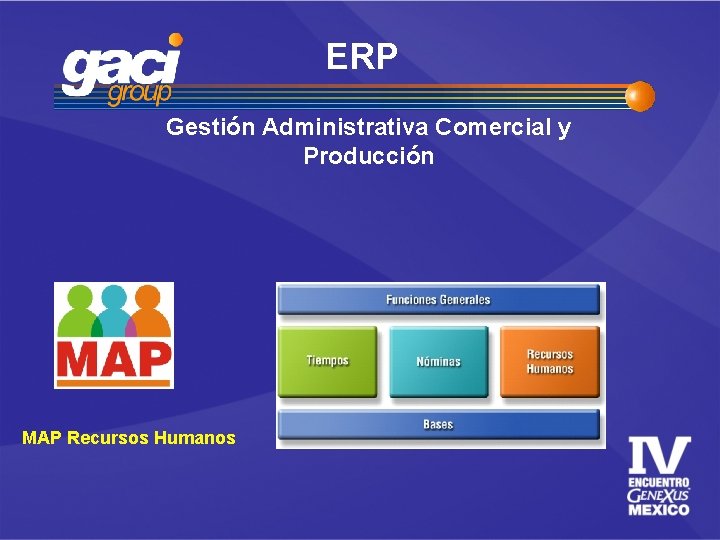 ERP Gestión Administrativa Comercial y Producción MAP Recursos Humanos 