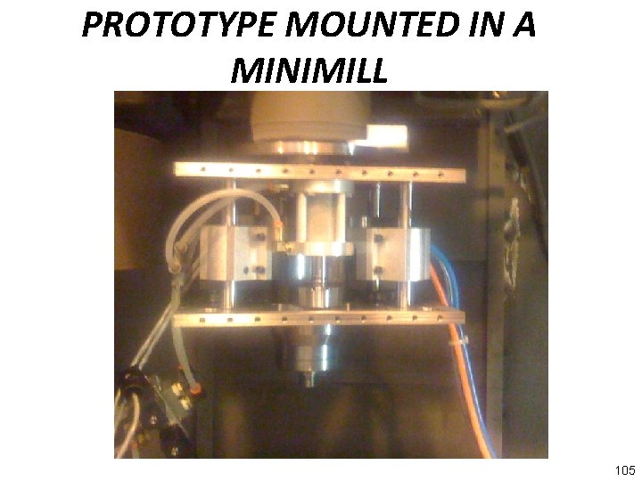 PROTOTYPE MOUNTED IN A MINIMILL 105 