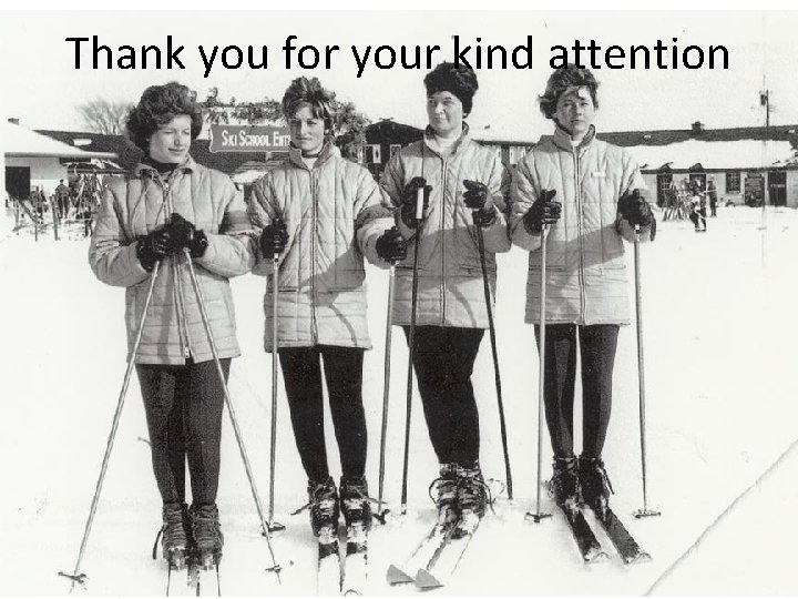Thank you for your kind attention 