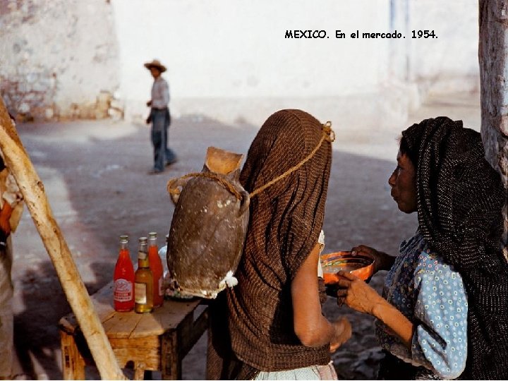 MEXICO. En el mercado. 1954. 