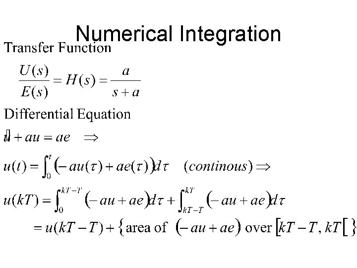 Numerical Integration 