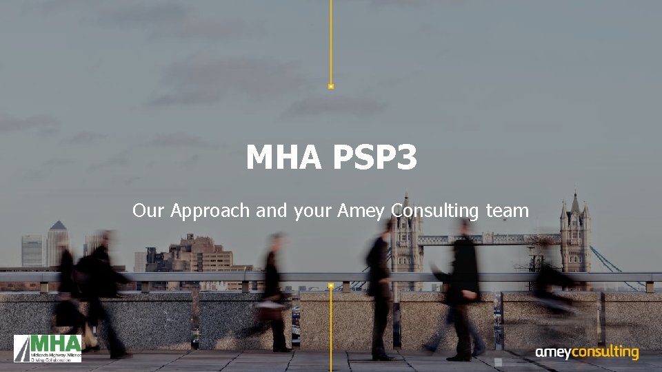 MHA PSP 3 Our Approach and your Amey Consulting team 