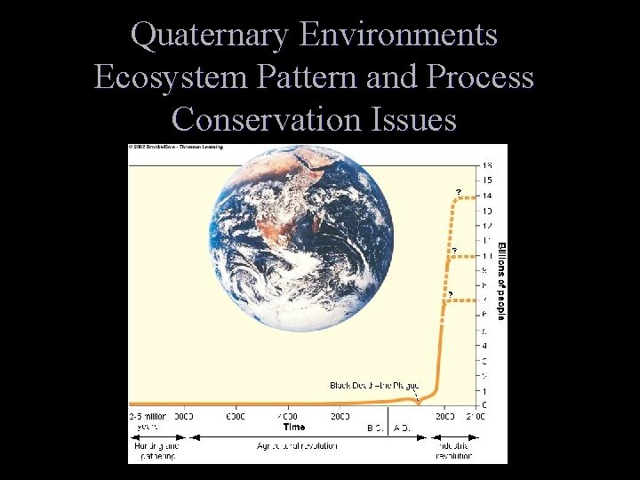 Quaternary Environments Ecosystem Pattern and Process Conservation Issues 