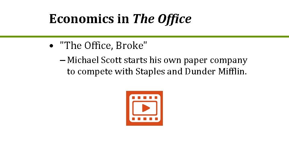 Economics in The Office • "The Office, Broke" – Michael Scott starts his own