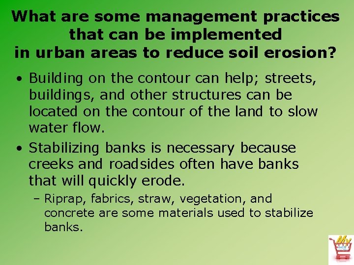 What are some management practices that can be implemented in urban areas to reduce