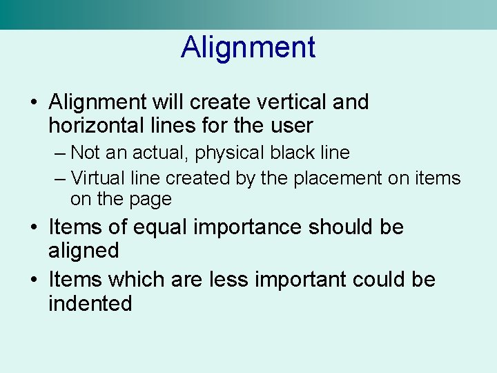 Visual Organization and Website Design Unit 5 no
