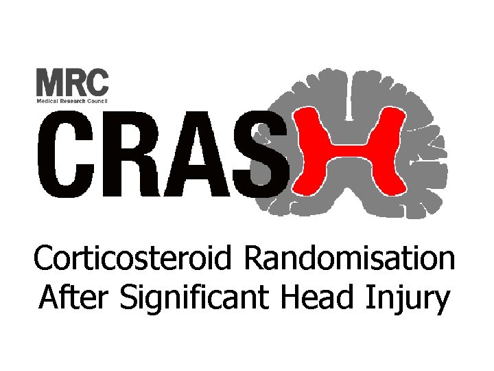 Corticosteroid Randomisation After Significant Head Injury 