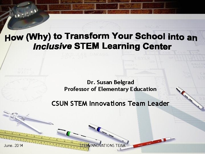 Dr. Susan Belgrad Professor of Elementary Education CSUN STEM Innovations Team Leader June. 2014