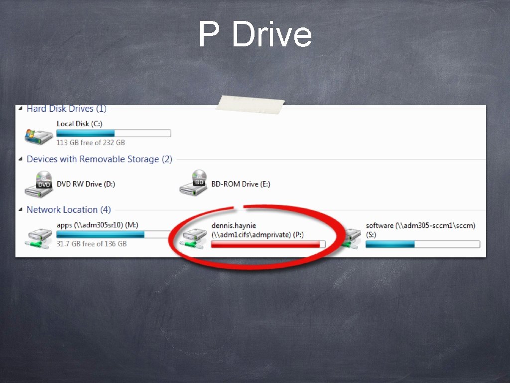 P Drive 