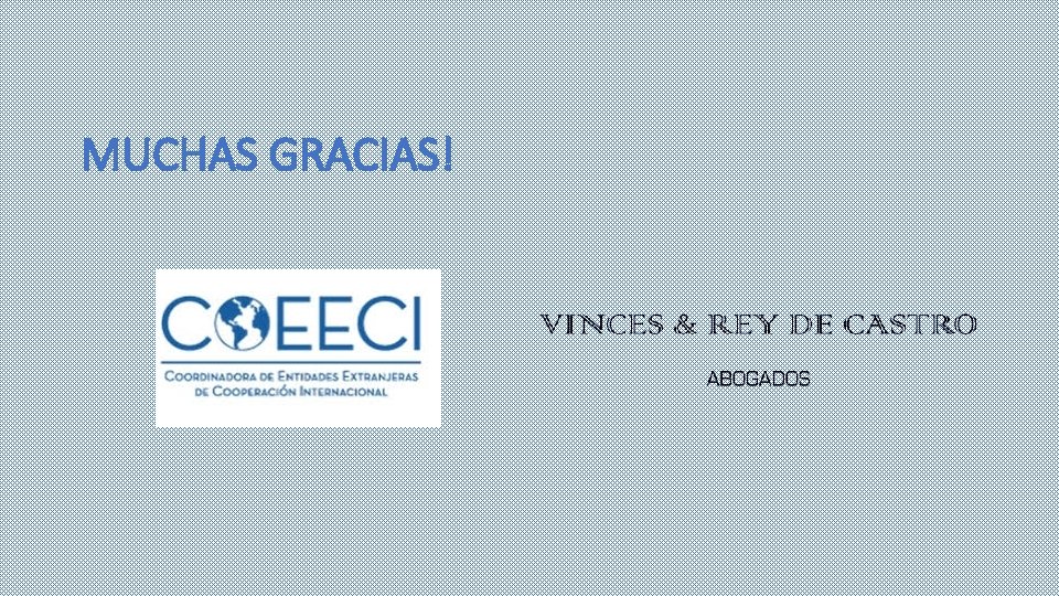 MUCHAS GRACIAS! 
