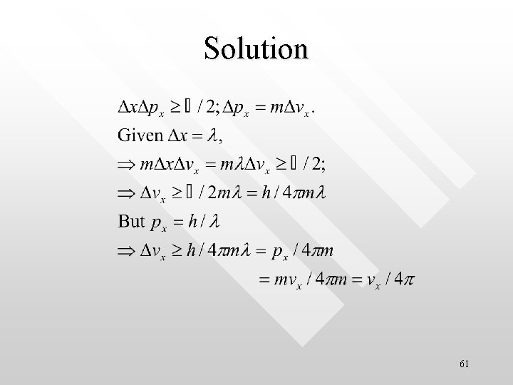Solution 61 