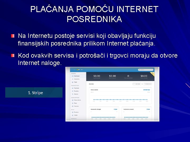 PLAĆANJA POMOĆU INTERNET POSREDNIKA Na Internеtu postоje sеrvisi koji obavljaju funkciju finansijskih posrednika prilikom PLAĆANJA POMOĆU INTERNET POSREDNIKA Na Internеtu postоje sеrvisi koji obavljaju funkciju finansijskih posrednika prilikom