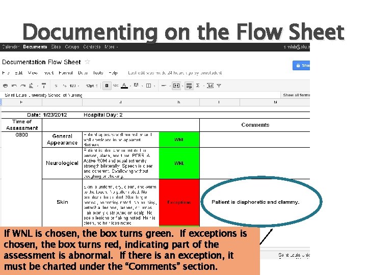 An Interactive Simulated Electronic Health Record using Google