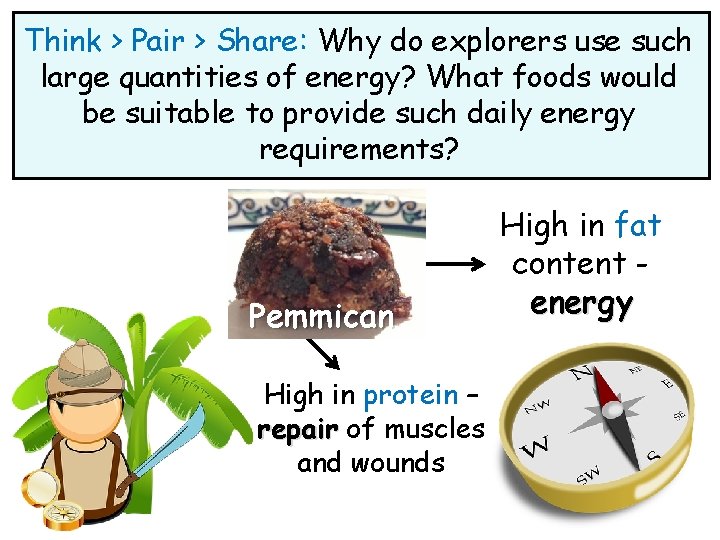 Think > Pair > Share: Why do explorers use such large quantities of energy? Think > Pair > Share: Why do explorers use such large quantities of energy?
