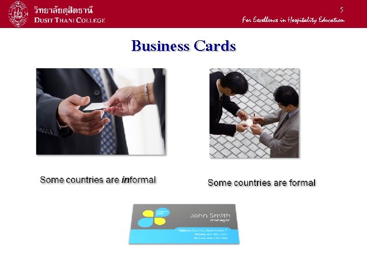 5 Business Cards 