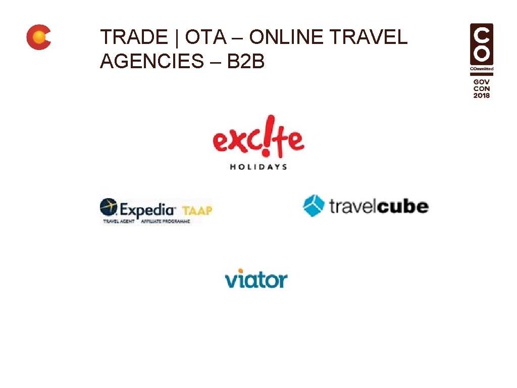 TRADE | OTA – ONLINE TRAVEL AGENCIES – B 2 B 