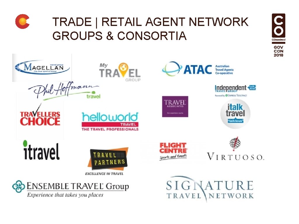 TRADE | RETAIL AGENT NETWORK GROUPS & CONSORTIA 