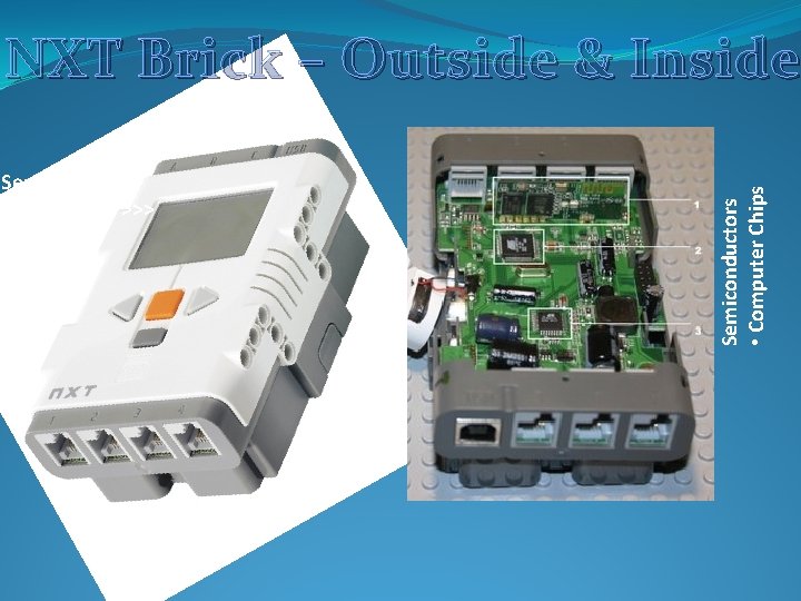 Semiconductor • LCD Screen >>> Semiconductors • Computer Chips NXT Brick – Outside & Semiconductor • LCD Screen >>> Semiconductors • Computer Chips NXT Brick – Outside &