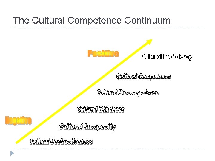The Cultural Competence Continuum 