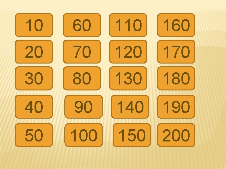 10 60 110 160 20 70 120 170 30 80 130 180 40 90 10 60 110 160 20 70 120 170 30 80 130 180 40 90