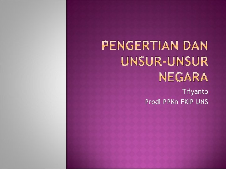 Triyanto Prodi PPKn FKIP UNS 