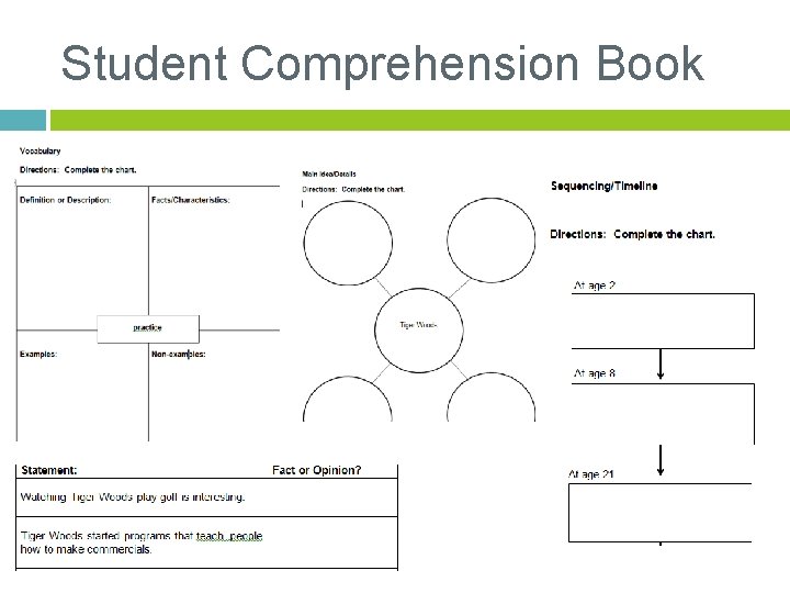 Student Comprehension Book 