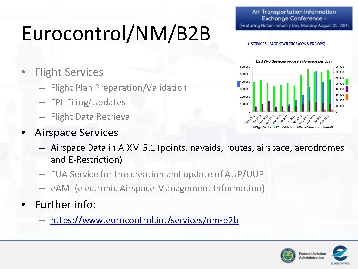 Eurocontrol/NM/B 2 B • Flight Services – Flight Plan Preparation/Validation – FPL Filing/Updates –