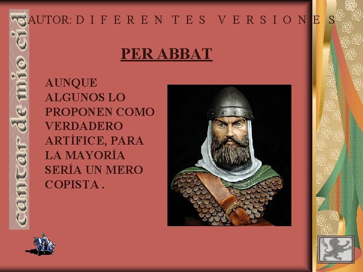 AUTOR: D I F E R E N T E S PER ABBAT AUNQUE